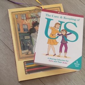 American Girl Book Set l Rare l Like New Pencil Crayons + Books